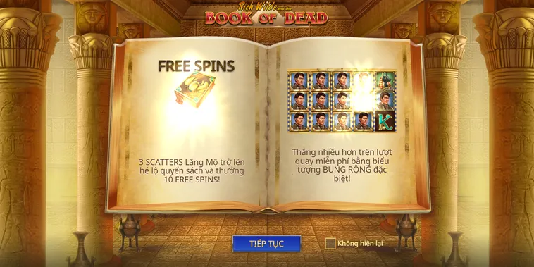 Slot Game Book Of Dead Tại BomWin Hành Trình Giải Mã Bí Mật Lăng Mộ Cổ Và Săn Hũ Vàng