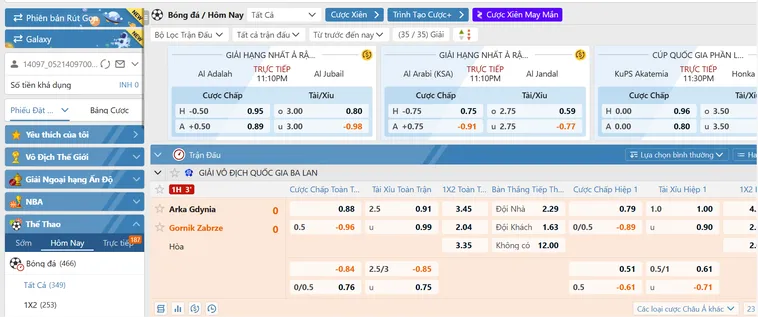 Chinh Phục SABA Sports Tại BomWin Sảnh Cá Cược Thể Thao Đẳng Cấp Nhất