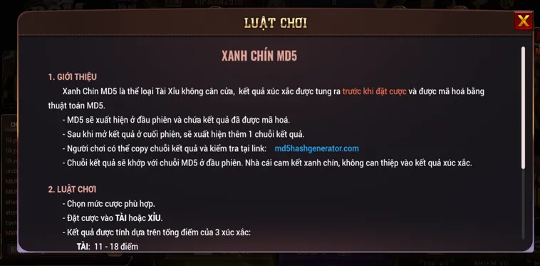 Tài Xỉu MD5 Tại BomWin Sân Chơi Xanh Chín Tuyệt Đối Với Công Nghệ Blockchain